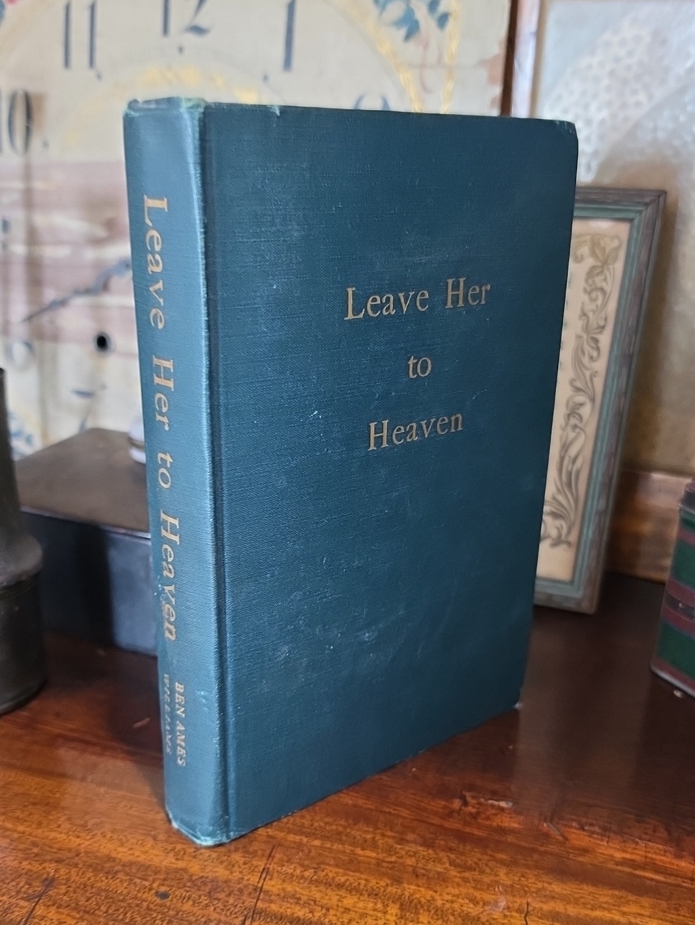 Leave Her to Heaven Hardcover Book - Classic Home Accent